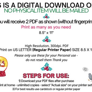 Christmas Tree Lights Fingerprint Craft, Thumbprint Craft for Kids, Christmas Craft image 7