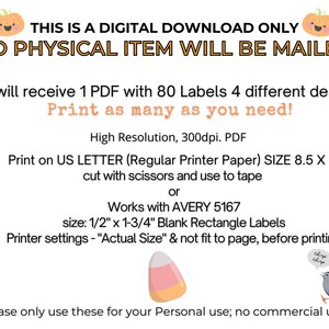 Christian Halloween, Printable Stickers Labels for Candy, Christian ...