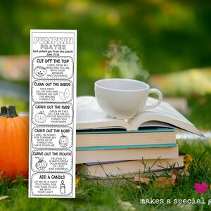 Pumpkin Prayer Bookmark, Pumpkin Gospel, Trunk or Treat Ideas, Pumpkin ...
