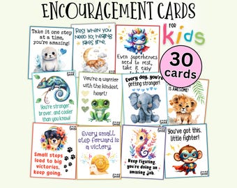Cancer Encouragement Cards for Kids, Gift for Kids with Cancer, Kids Cancer Cards, Cancer Gift Tags for Kids having Chemo Care Support Card
