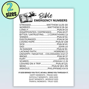 Bible Emergency Numbers Printable - Il 300x300.6126374265 Hzqy 
