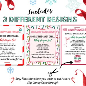 Candy Cane Story, Candy Cane Tags, the Story of the Candy Cane, the ...