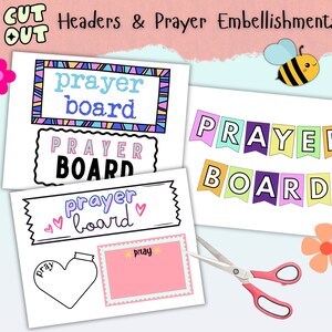 Prayer Board Kit, Prayer Board Printable, Printable Vision Board ...