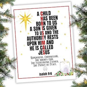 Cadeaukaartje kersttekst, kerstcadeau voor kerk, de ware betekenis van Kerstmis, christelijke kerstcadeaukaartjes kaartjes Bijbelvers