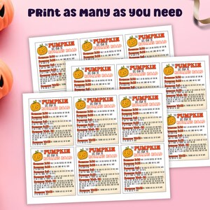 May include: Printable cards with a pumpkin illustration and the text "The Pumpkin Roll Down the Romans Road". The cards list Bible verses from the book of Romans.