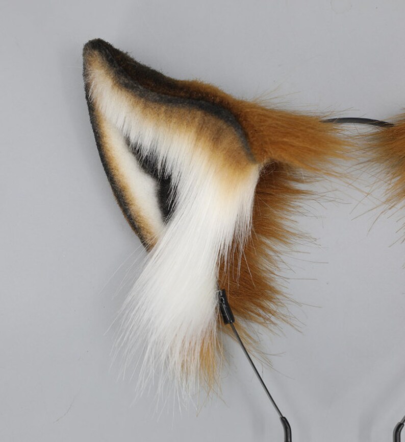 Fox Ears and Tail Set Cosplay Wolf Ears and Tail Set Cosplay Etsy