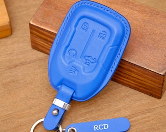 GMC Sierra Denali Ultimate Key Holder, Genuine Leather Case for 1500 2500HD 3500HD AT4 AT4X, Personalized Truck Key Holder, Gifts for Him