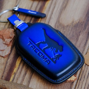 2025 BMW Tacoma Key Fob-Abdeckung, Kundenspezifische lederne Schlüsseletui für Tacoma Trd pro Sport Sr Sr5 PreRunner Begrenzter Anhänger, Geschenk für Vati