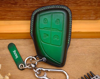 Funda de cuero para llave de Chevrolet Colorado WT LT Trail Boss Z71 ZR2 2023-2026, funda personalizada para llave de Chevrolet Colorado, regalo de cumpleaños