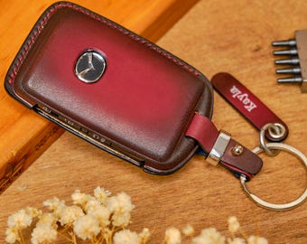 Mazda Leather Key Fob Cover for 3 6 CX-5 CX-9 Cx-30 Mx-5, Personalized Key Holder, Car Accessories Gift, Multi-Color Options, Gift For Her