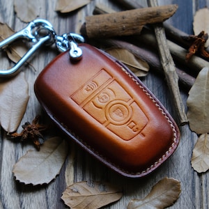 Ford Bronco Key Fob Cover (4 Buttons), Ford Bronco Key Case Keyless Keyring Keypads Key Chain, Gift for Him, Gift For Her, Birthday Gift