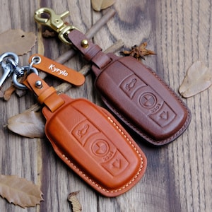 BMW Car Key Case, Key Fob Cover Fit For BMW E-series 3 series 5 series, Customized Key Holder For BMW, Gift For Men