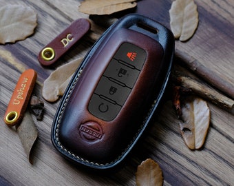 Cover For Nissan Altima, Armada, Ariya, Kicks, X-trail, Versa, Pathfinder, Rogue, Sentra,... Nissan Key Case Key Chain Fob Shell Remote
