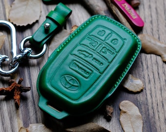 Toyota Sienna Hybrid Key Fob Cover 21 22 23 (5 6 Buttons) - Toyota