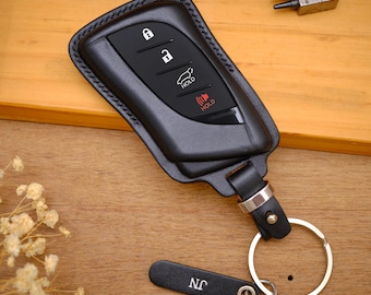 Lexus RX Leather Key Case, Smart Key Leather Holder for Lexus RX350 RX350h RX450h RX500h F Sport 2023-2026, Smart Key Holder, Birthday Gift
