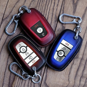 2022 23 Bronco Key fob Cover Case, Leather Protector Case Fob Key Fob Keyless Keyring Keypads Remote Bronco, Gift for Him, Personalized Gift