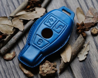 Leather Protector Key For Key Chain Keyless Key Fob Remotes Mercedes C-class E-class S-class G-class ... Personalized Gift, Gift For Him