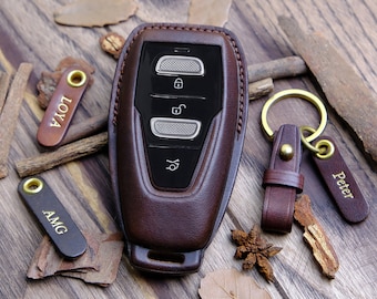 Leather Key Case for Aston Martin DBX DB9 DB11, Aston Martin