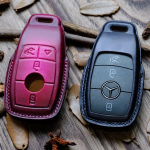 Cover For Mercedes Benz C E S G Class GLA GLC GLE W177 W205 W213 W222 X167 Mercedes Key Fob Cover Key Case Keyless Entry Remote Fob Shell