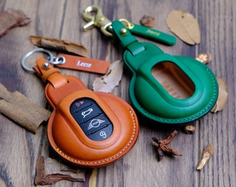 2024 Mini Cooper S Countryman Key Fob Cover, Leather Key Cover For Mini Cooper Countryman Clubman JCW,  Mini S Countryman Accessories