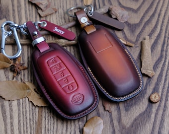 Funda para llave de Nissan Pathfinder 2022-2024, funda personalizada para llave compatible con Nissan Ariya Kicks Rogue, funda de cuero para llave de Nissan Pathfinder.