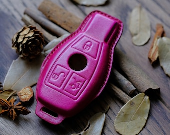 Personalized Key Case For Mercedes, Mercedes Key Fob Cover, Mercedes Key Chain Keyless Keyring Remotes, Gift For Mom, Gift For Her