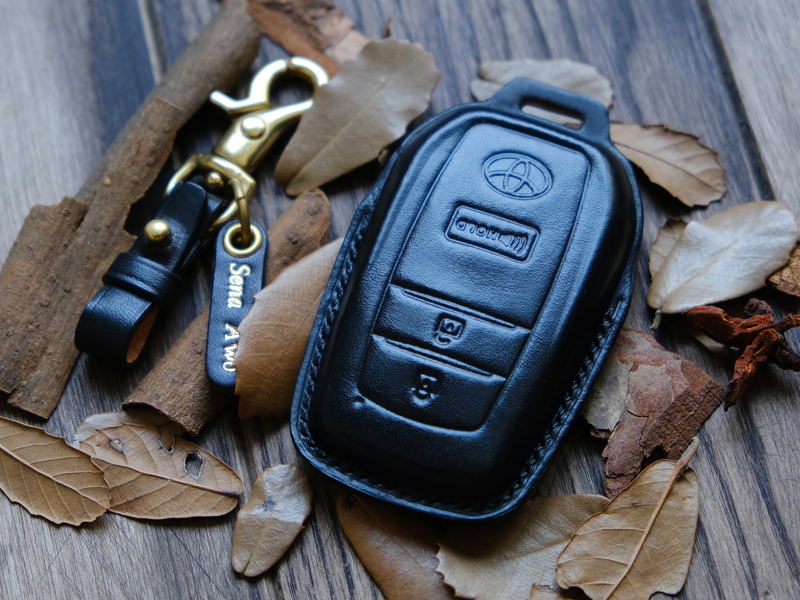 Toyota Land Cruiser Corolla Cross 2022 2023 Leather Key Case, Toyota ...