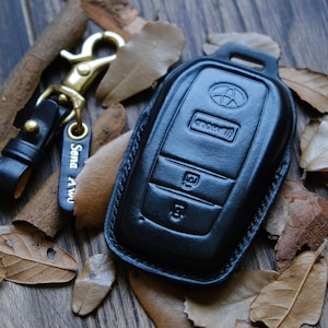 Toyota Corolla Cross 2022 2023 Leather Key Fob Cover, Toyota Cross Key Chains Keyless Keyring Remotes, Gift For Him, Personalized Gifts