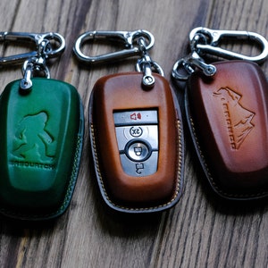 Bronco Sport 2021 2022 2023 Key Case 4 Buttons, Ford Bronco Fob Shell Key Pouch Entry Remote Keychain, Gift for Him, Gift For Dad