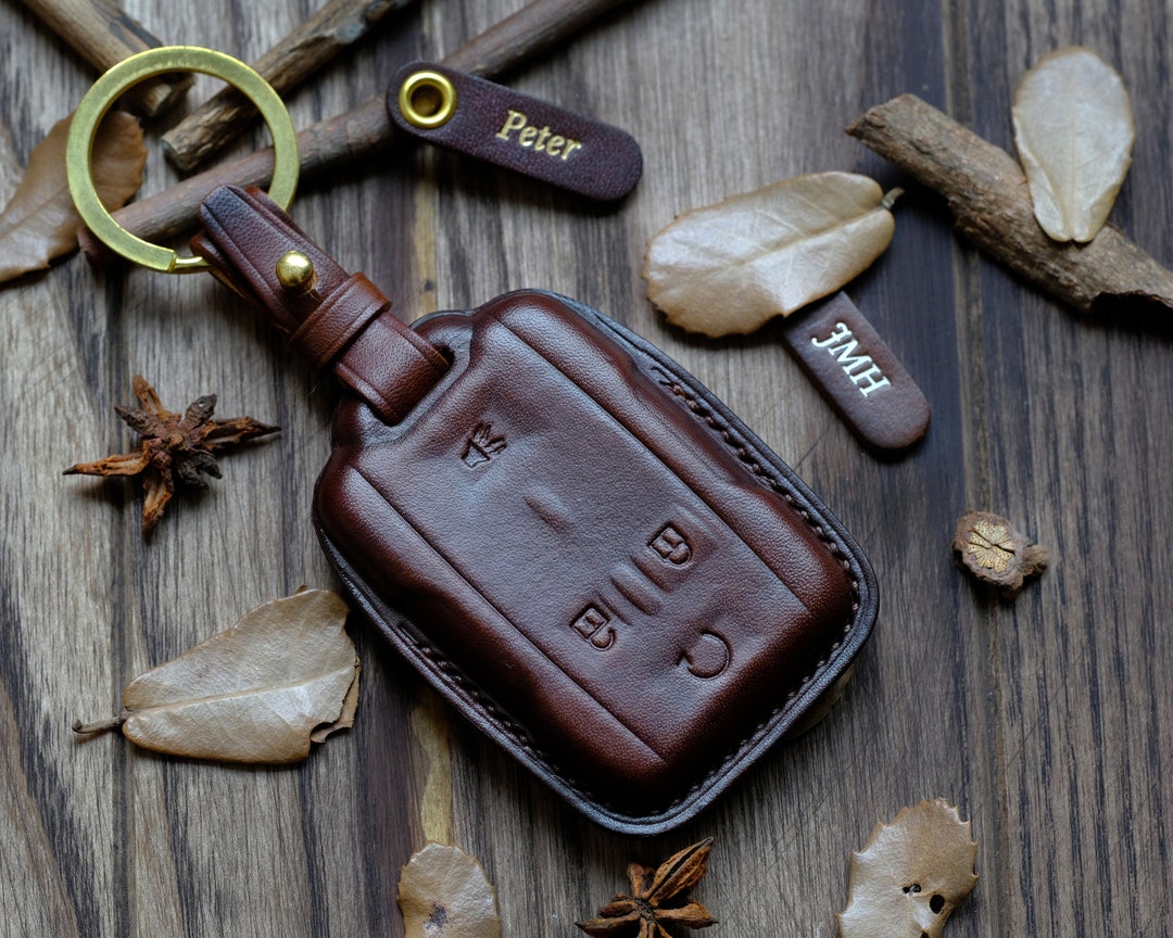 CHEVROLET COLORADO Key Fob Cover, COLORADO Leather Key Fob Cover 3 4 Buttons, Gift for Him