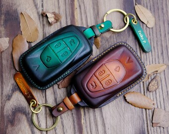 Vinfast VF8 Key Fob Cover, Personalized Leather For Vinfast VF6 VF7 VF8 VF9 ... Vinfast Key Case Keychains Keyless Keyring, Gift For Him