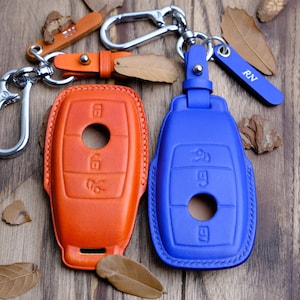 Mercedes Benz GLC Key Case, Luxury Key Fob Cover For Mercedes GLA GLB Glc300 GLc200 C E S-Class, Mercedes Key Protector Key Chain