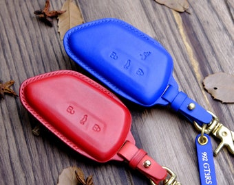 Volkswagen Key Fob Cover, VW Leather Key Case Compatible With
