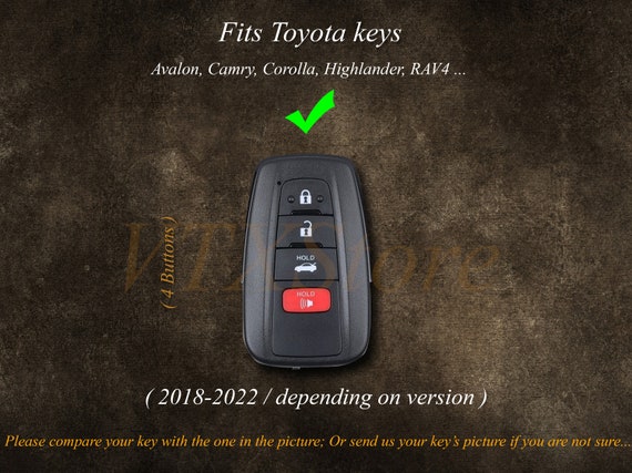 Custodia Portachiavi TPU Per Toyota Con Bracciale In Silicone - Compatibile Con Tundra, 4Runner, Camry, Sequoia - Bianco - 3