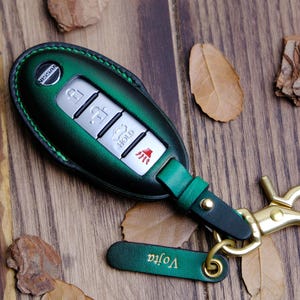 2025 2024 Nissan Altima Key Fob Cover, Custom Leather Key Case For Altima, Rogue, Armada, Ariya, Murano, Nissan Accessories, Gift For Him