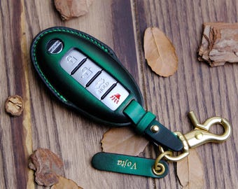 2025 2024 Nissan Altima Key Fob Cover, Custom Leather Key Case For Altima, Rogue, Armada, Ariya, Murano, Nissan Accessories, Gift For Him