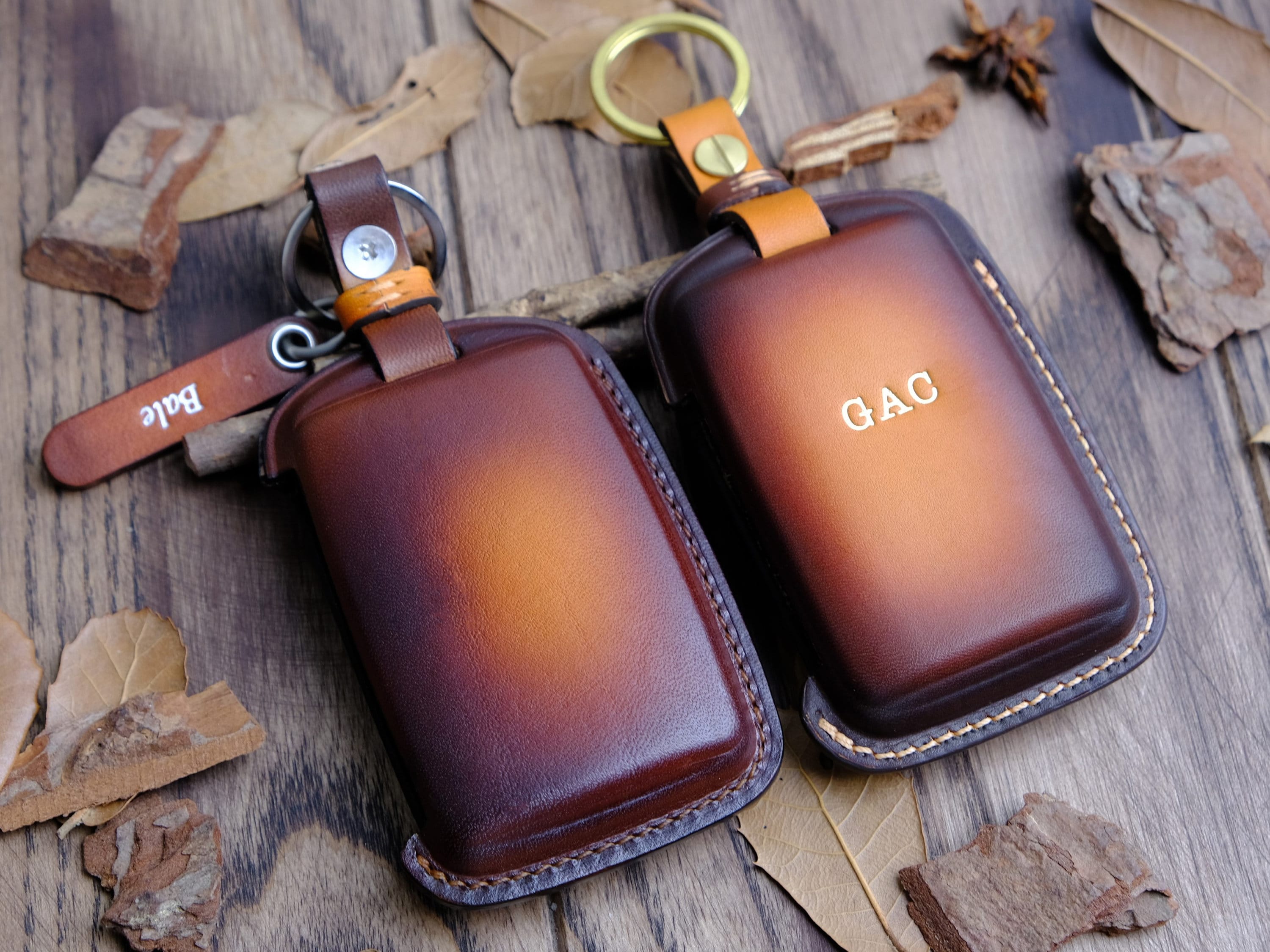 2024 Mazda CX90 Leather Key Fob Cover, Personalized Key Case, Key