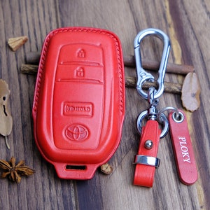 Toyota GR Corolla 2023 Leather Key Fob Cover, Toyota GR Key Chains Keyless Keyring Remotes, Gift For Him, Personalized Gifts