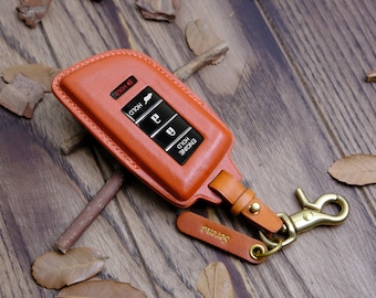 Funda para llave de Acura MDX 2022-2023, funda de cuero para llave de Acura MDX, funda de entrada sin llave para Acura MDX, funda para llave personalizada para Acura
