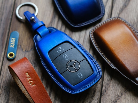 Mercedes Benz Series Leather Car Key Fob Case for Keyless Entry Remote Fob Shell Mercedes Mercedes Key Case Key Pouch Fob Sleeve Etsy