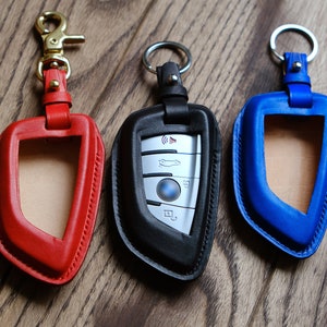 BMW Fob Shell, Personalized Leather Protector Case For Keyless Key Ring Entry Remote Key Fob BMW, Gift For Her, Birthday Gift