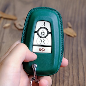 2025 2024 Maverick Key Fob Cover, Handcrafted Leather Key Case For Maverick Xl Xlt lariat Pickup Keyless Keychain Remote Holder Key Shell