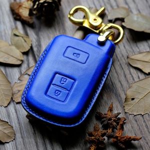 2 tipi di cover per Toyota Tacoma TRD Pro in pelle per portachiavi senza chiave, portachiavi con telecomando Smartkey, regalo per lui per pick-up Tacoma.