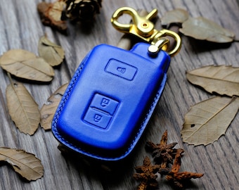 2 Types Of Cover For Toyota Tacoma TRD Pro Leather Key Case For Keyless Key Chain Fob Shell Entry Remote Smartkey Tacoma Pickup Gift For Him