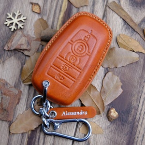 Housse pour porte-clés Lincoln Aviator Corsair Navigator Nautilus, étui à clés en cuir pour Lincoln, porte-clés Lincoln, entrée sans clé, cadeau pour lui