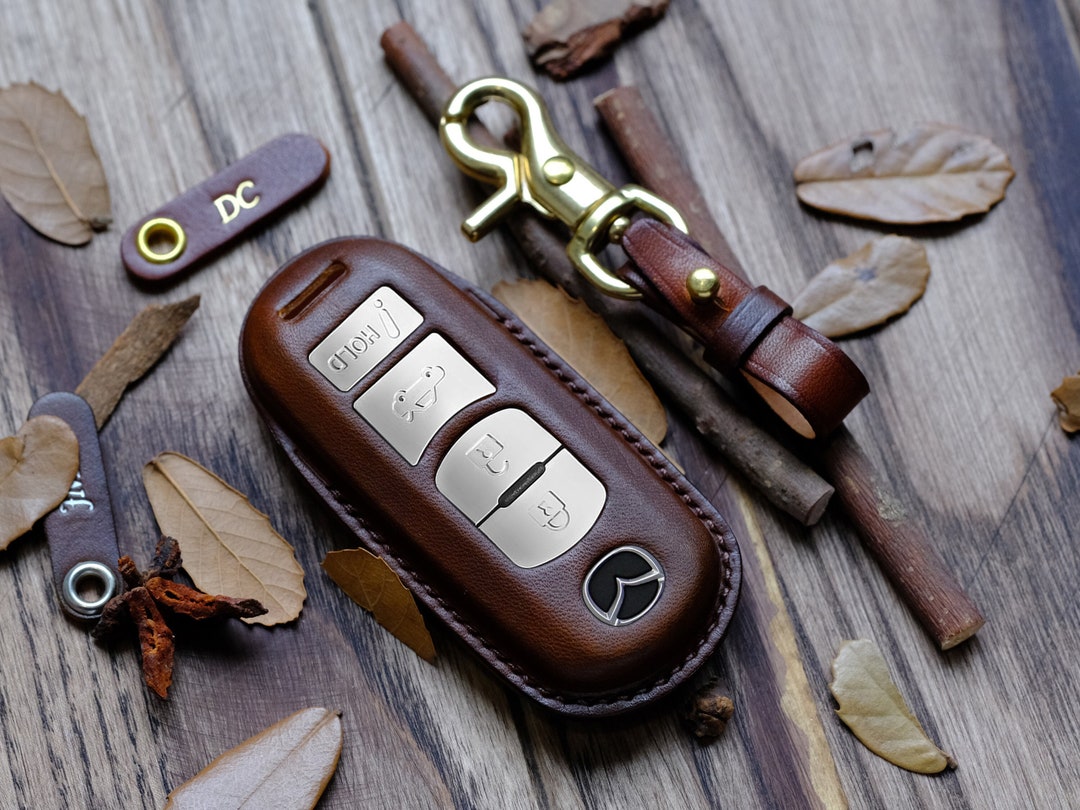 MAZDA CX9 Key Fob Cover, Leather Key Case For Mazda CX9 2022 2023