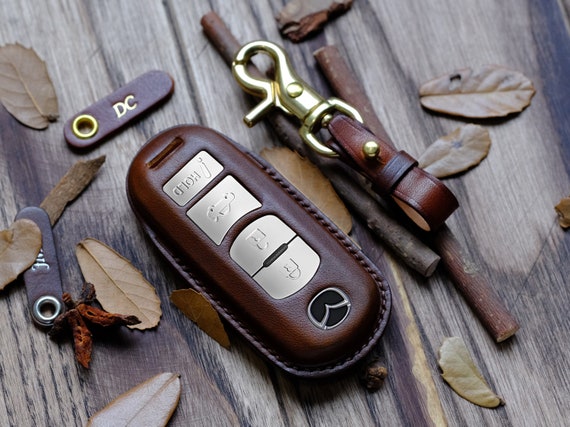 Personalized Leather Cover for Mazda 2 3 6 MX 5 CX 3 CX 5 CX9 Mazda Key Fob Cover Key Case Key Chain Entry Remote Fob Shell Gift for Men Etsy