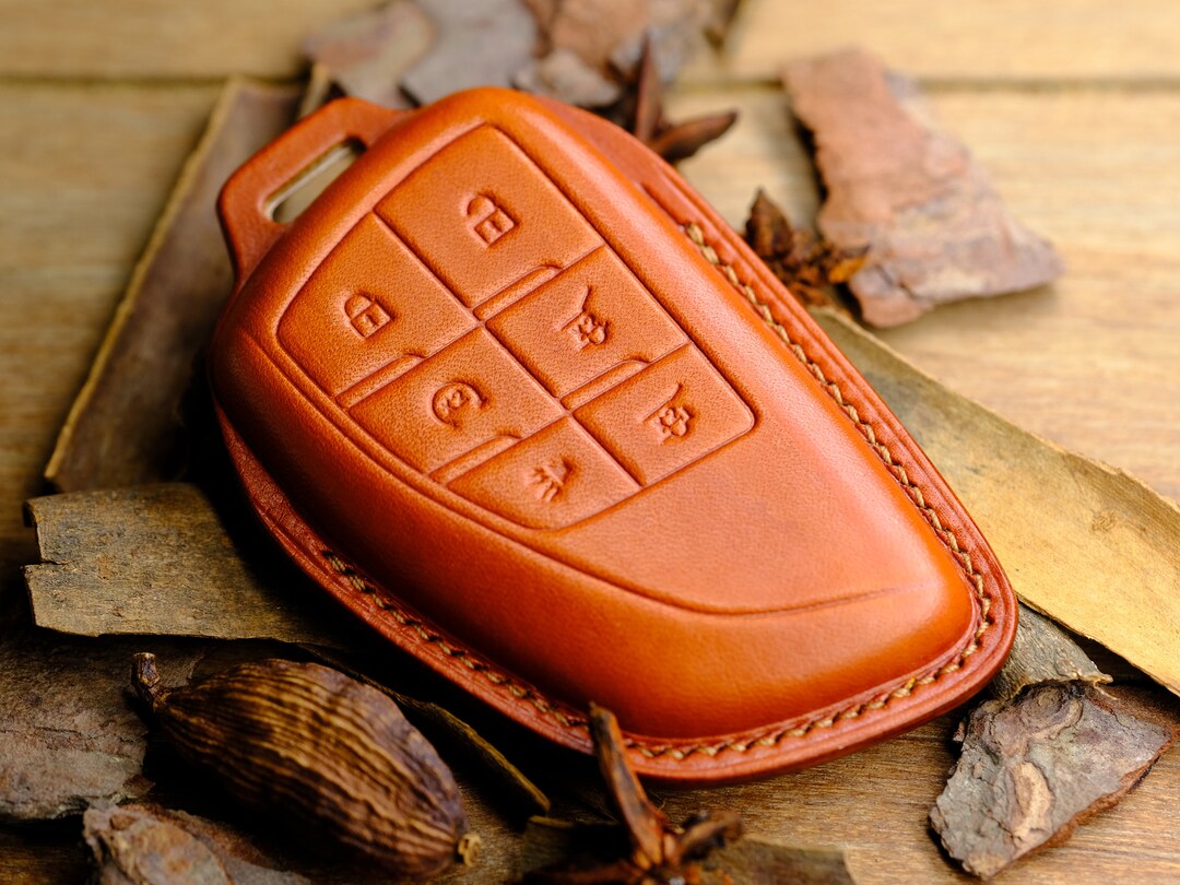 Chevrolet Tahoe Key Fob Cover Leather Key Case for Chevrolet Etsy