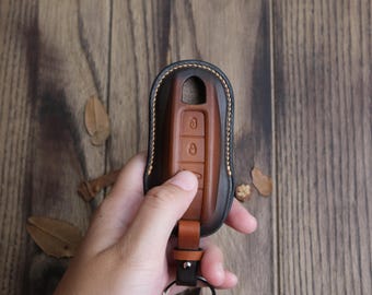 thumbnail interactive-video image 1 of 3-Pack ABS Plastic Remote Key Cover Case Fob For Porsche Panamera Cayenne Macan 911 1 of 4