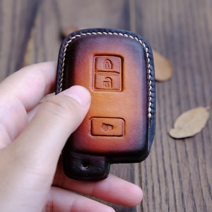 Toyota Tundra Key Fob Case, Customized Leather For Toyota Tundra SR5 SR Platium 1974 Edition TRD Pro, Toyota Tundra Accessories